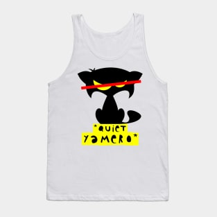 Funny cat meme T-shirt – Quiet yamero (Mozart) Tank Top